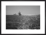 Distant view of booms, large ...