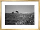 Distant view of booms, large ...