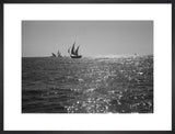 Distant view of booms, large ...