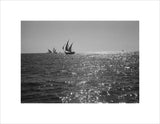 Distant view of booms, large ...