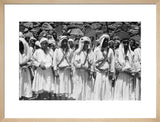 Group portrait of a line ...