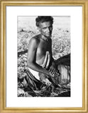 Seated portrait of a tribesman ...