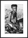 Seated portrait of a tribesman ...