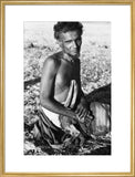 Seated portrait of a tribesman ...