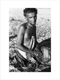 Seated portrait of a tribesman ...