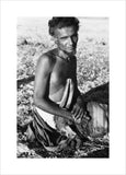 Seated portrait of a tribesman ...