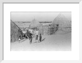 View of huts in Ash ...