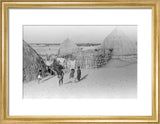 View of huts in Ash ...