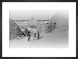 View of huts in Ash ...