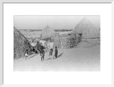 View of huts in Ash ...