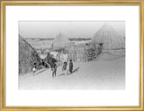 View of huts in Ash ...