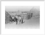View of huts in Ash ...