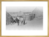 View of huts in Ash ...