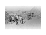 View of huts in Ash ...