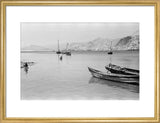 View of moored boats in ...