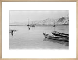 View of moored boats in ...