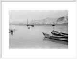 View of moored boats in ...