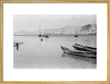 View of moored boats in ...