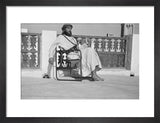 Seated portrait of Wilfred Thesiger ...