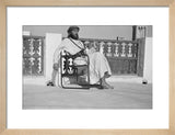 Seated portrait of Wilfred Thesiger ...
