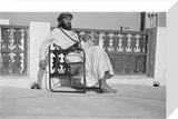 Seated portrait of Wilfred Thesiger ...