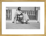 Seated portrait of Wilfred Thesiger ...