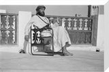 Seated portrait of Wilfred Thesiger ...