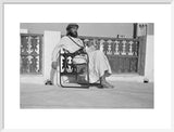 Seated portrait of Wilfred Thesiger ...