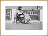 Seated portrait of Wilfred Thesiger ...