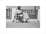 Seated portrait of Wilfred Thesiger ...