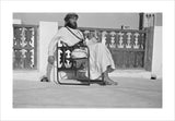 Seated portrait of Wilfred Thesiger ...