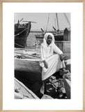 Portrait of a teenaged Arab ...