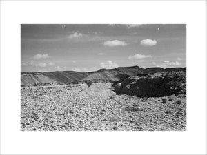 View out across a bare ...