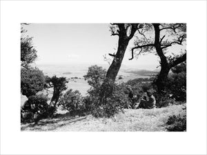View from the summit of ...