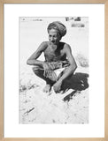 Portrait of an elderly Arab ...