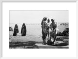 Goup portrait of three Sahul ...