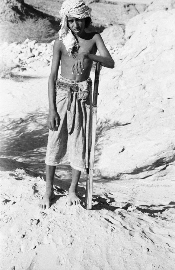 Full length portrait of Salim ...