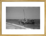 View of men unloading dhows ...