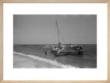 View of men unloading dhows ...