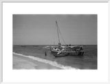 View of men unloading dhows ...