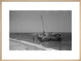 View of men unloading dhows ...