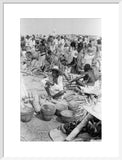View of potters at an ...