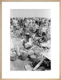View of potters at an ...