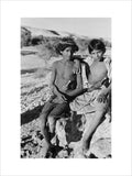 Portrait of two Sa'ar Bedouin ...
