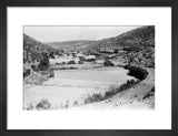 View of terraced cultivated fields ...
