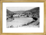View of terraced cultivated fields ...