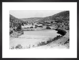 View of terraced cultivated fields ...