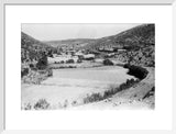 View of terraced cultivated fields ...