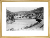 View of terraced cultivated fields ...