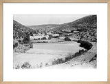 View of terraced cultivated fields ...
